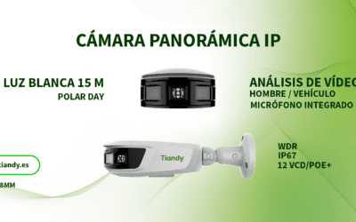 Cámara Panorámica Tiandy TC-C382V: Seguridad Sin Límites